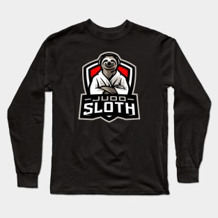 judo sloth gaming Long Sleeve T-Shirt